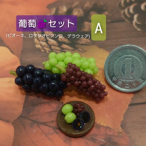 葡萄🍇Aセット(ピオーネ、ロザリオビアンコ、デラウェア)