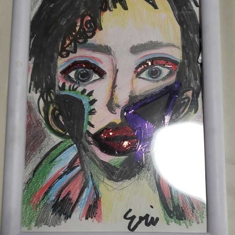 男性　絵画