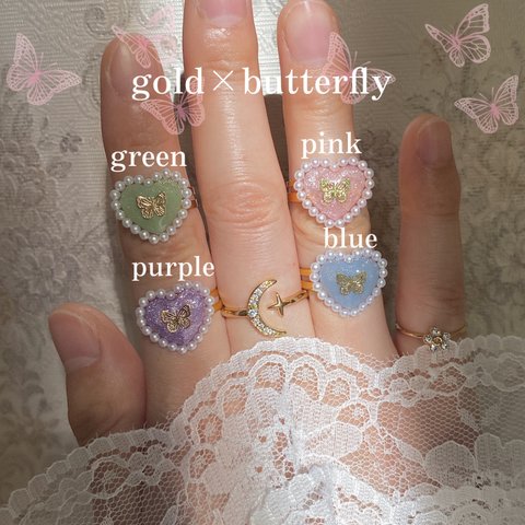 gold×butterfly