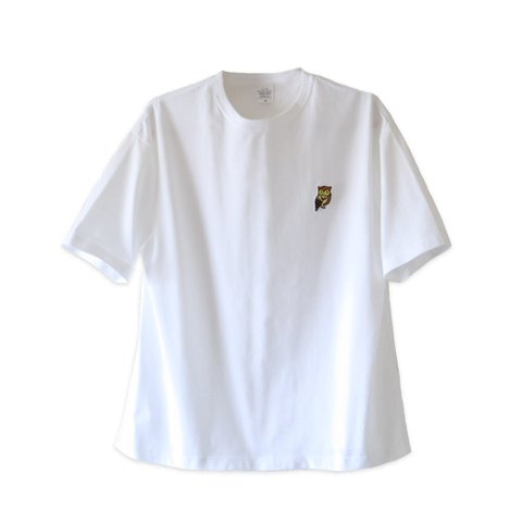 hntbk Wappen Tshirt Maskita Laba "owl" WHITE