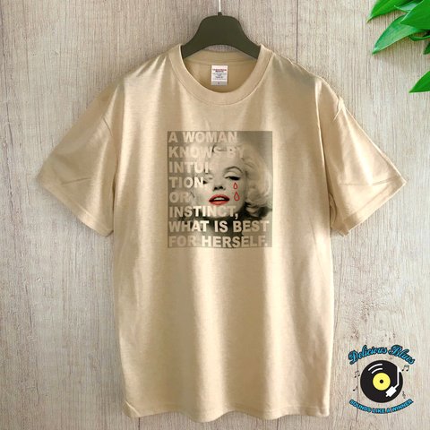 Woman's intuition / サマーTシャツ / BEIGE