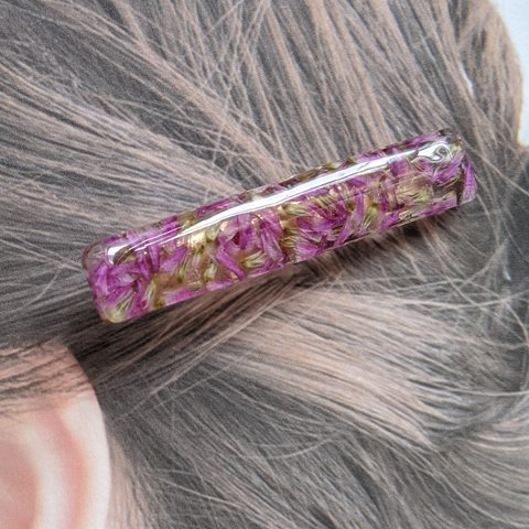 【レジン】ヘアクリップ