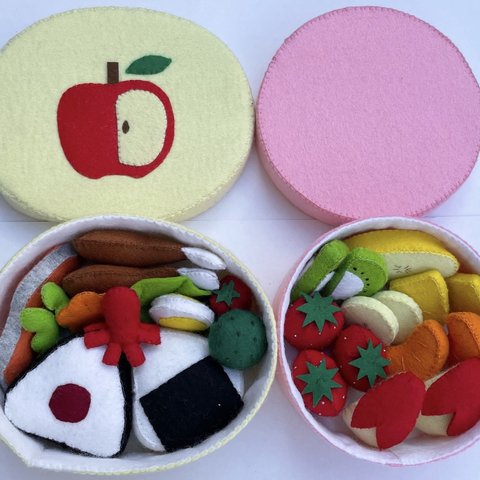 フェルトおままごと/お弁当/フルーツ🍎/おやつ