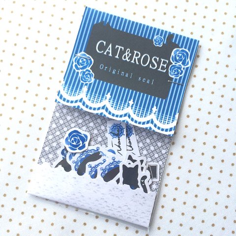 SALE CAT&ROSE フレークシール 【ラピスラズリ】