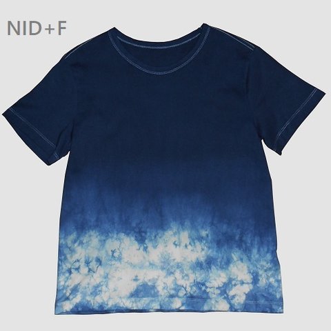 T-shirt deepsea indigo type-A cotton100%