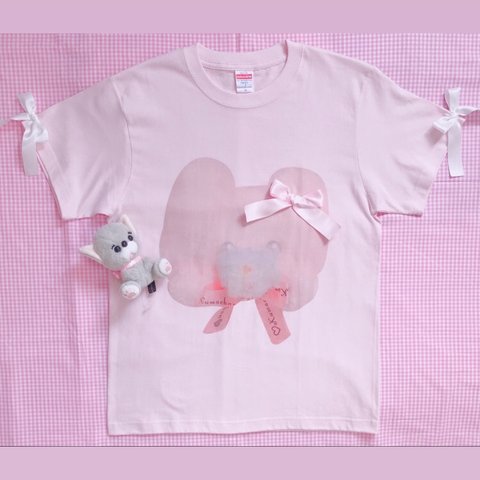 🎀おリボンたっぷりクマチャンTee🎀