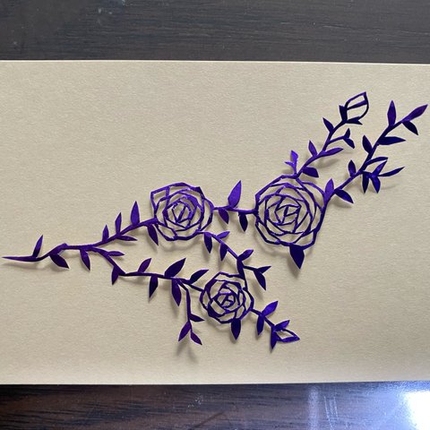 Elegant Rose  (切り絵)