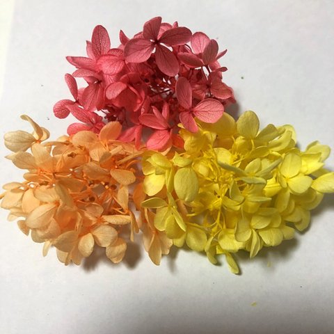 ハーバリウム花材紫陽花セット