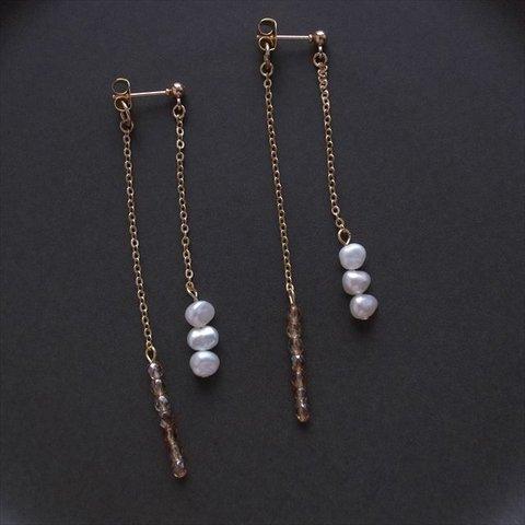 Pearl & Beads 3way Pierce/Earring