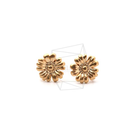 ERG-1119-MG【2個入り】コスモススタッドピアス,Cosmos Flower Stud Post Earring