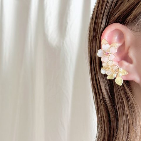 (販売終了)sakura ear cuff  