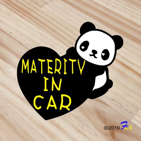 MATERNITY IN CAR⑰ プリントステッカー