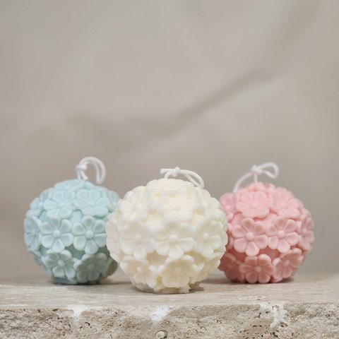 Flower Ball Candle