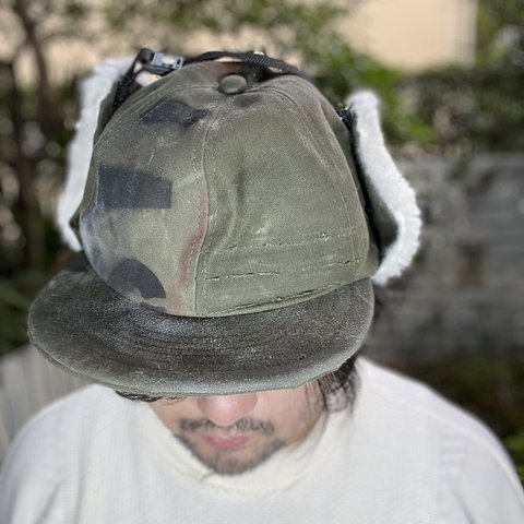 fear&desire  "neo vintage" German army boa fleece cap F