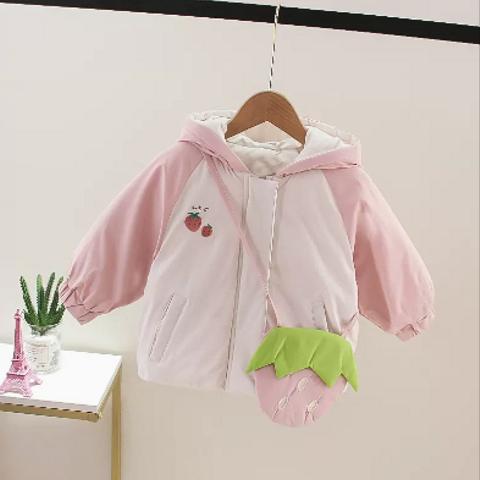  子供服 女の子 0-1-2-3-4歳 冬服 綿入れ 赤ちゃん 綿入れ コート  クリスマス 誕生日プレゼント  出産祝い  73cm-120cm