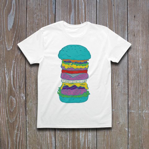 毒々ハンバーガー Tシャツ