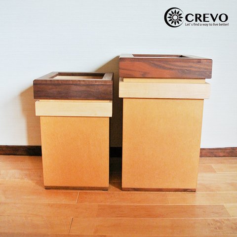 ゴミ箱【TRUSHbox-large】木製 ダストボックス 45L ※受注生産品