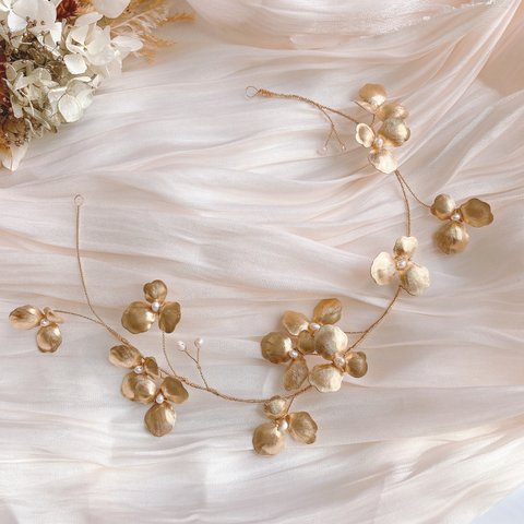 flower pearl ヘッドドレス