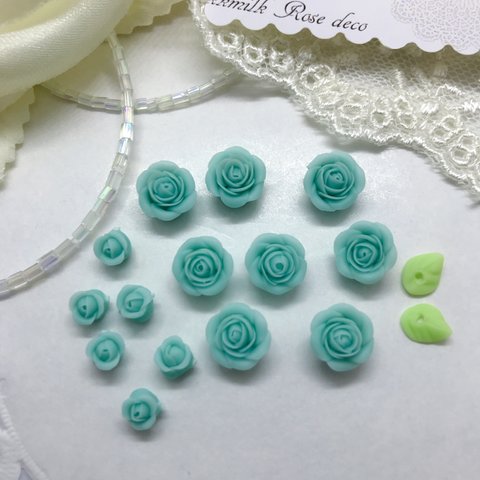 ハンドメイド パーツ    材料  薔薇  5