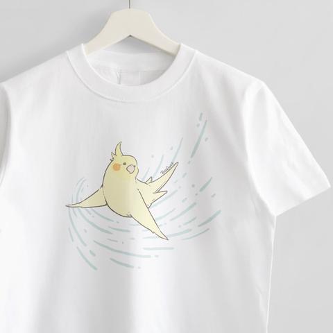 Tシャツ（Flying Bird / オカメインコ）