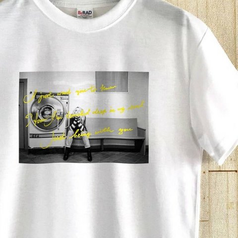 Tシャツ / laundromat / モノクロフォトプリント