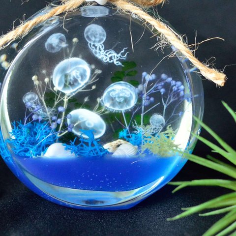 「小さな水族館」　クラゲのハーバリウム（150ml）