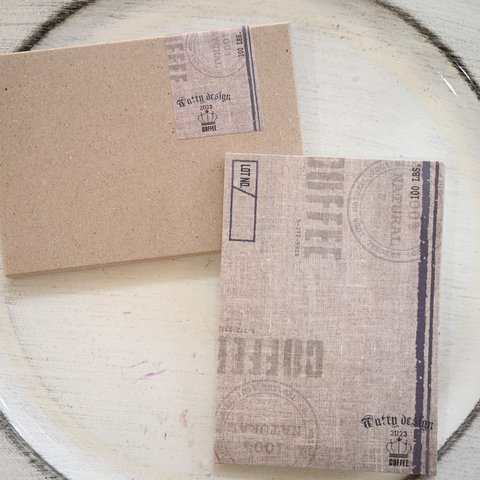 [メモ] BURLAP COFFEE BAGS <A7サイズ80枚>