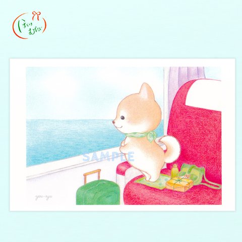 ポストカード『初めての海』