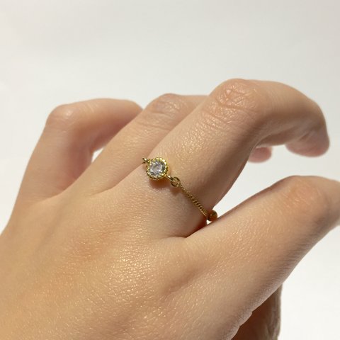 simple line［輝き］-ring