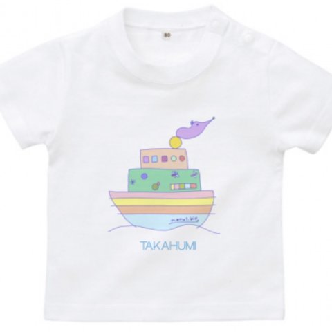 ★名入れオリジナルキャラTシャツ★おおふね