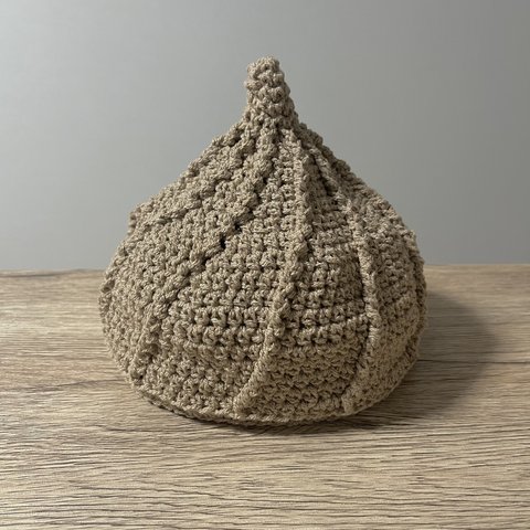 子供用　ホイップ帽子　かぎ編み