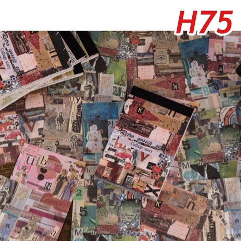 H75♡海外♡College story♡コラージュメモ