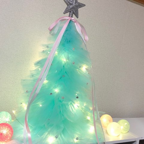 チュール クリスマスツリー 