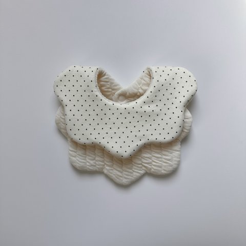 【即納】dot nubi bib［white］