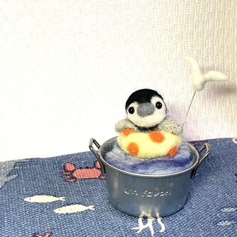 ペンギンさん　のんびり　バケツシリーズ5