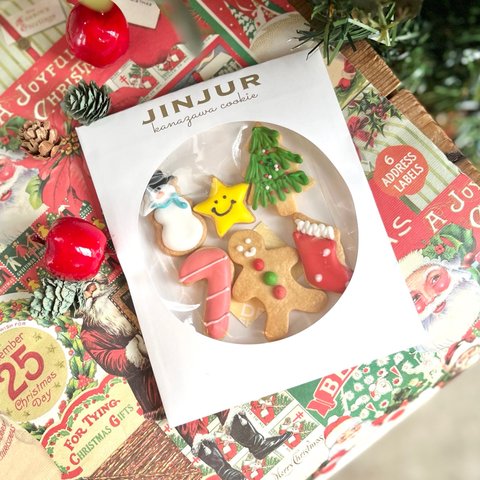 ご予約開始☆クリスマスミニアイシングクッキー６Pセット