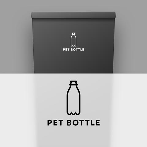 ペットボトル（PET Bottle）【ゴミ分別ステッカー】