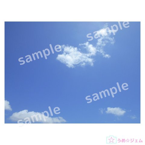 空と雲《sora-004》　5152×3864（JPGファイル,300dpi）