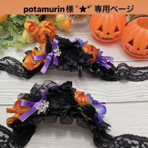 ワンコ用カチューシャ♡ハロウィン🎃2022✧︎2点