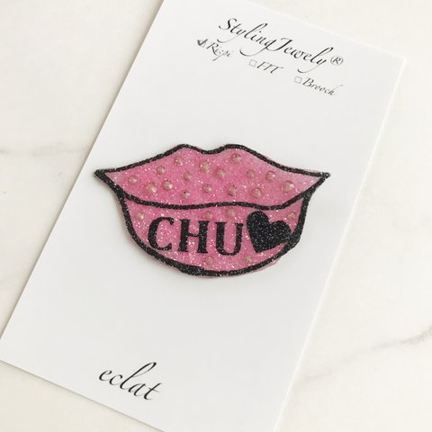 【リピorフィット】CHU❤︎唇アクセサリー キスマーク リップマーク スマホアクセサリーやボトルデコにも スタイリングジュエリー