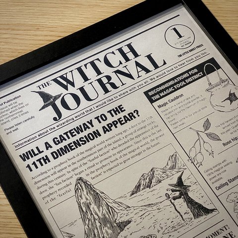 【A4サイズ】ポスター “THE WITCH JOURNAL no.1”