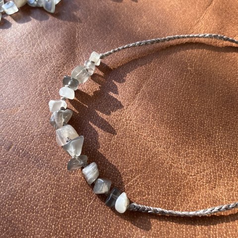 Stone Bracelet – Gray Moonstone グレームーンストーン –