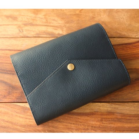 【S様オーダー品】Bible Mini６ システム手帳 Black【Flap】