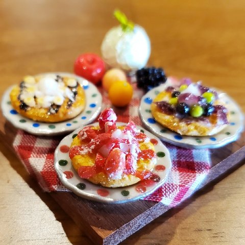 フルーツのせホットケーキセット