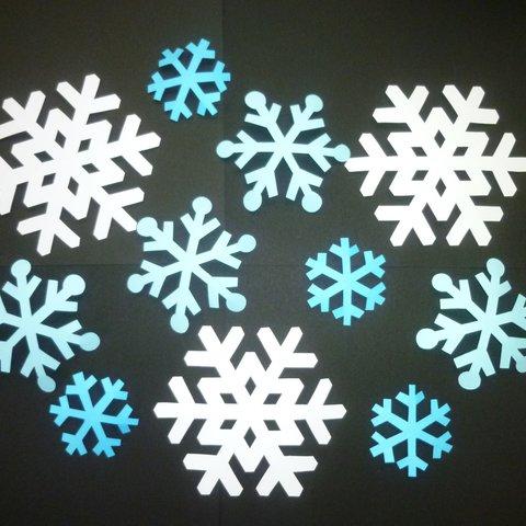 壁面飾り♪ 冬／雪の結晶♪ 