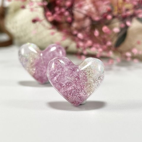 アワツバキ　レジン　ピアス　イヤリング