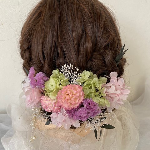 ★新作セール★成人式 髪飾り　結婚式ヘアーフラワー　成人式　髪飾り　結婚式　卒業式　成人式　袴ヘアー　着物ヘアー　和装ヘアー　着物髪飾　着物髪飾り髪飾り 着物　ウェディングヘアー　ドレスヘアーフラワー