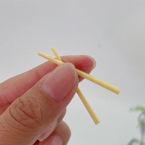 5善 約39㎜  ミニチュア お箸  はし 和食 日本食 樹脂製 miniature