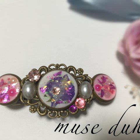 mysticpurple♡antique♥マリー♡バレッタ【送料無料】