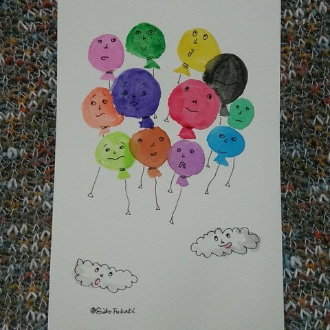 【 原画絵はがき_051 】🎈🎈